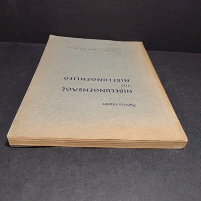 Nibelungensage Und Nibelungenlied, Andreas Heusler -German Paperback 1955