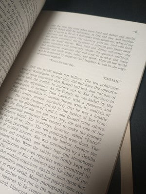 Jack London / GOLIAH A UTOPIAN ESSAY 1973