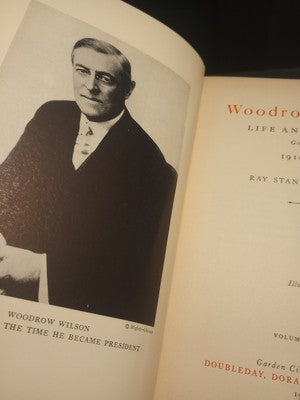 Woodrow Wilson Life and Letters Ray Stannard Baker First Edition 8 Vol Set
