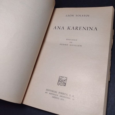 "Sepan Cuantos" #205: Ana Karenina por Leon Tolstoi - 1972 Paperback