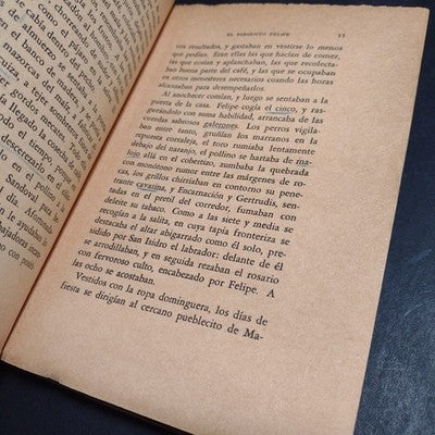 El Sargento Felipe Por Gonzalo Picon Febres - 4th Edition 1947 Spanish Paperback