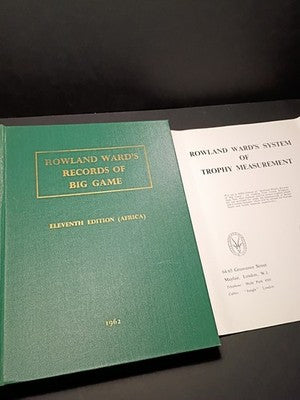 1962 Rowland Ward's Records of Big Game Africa Illustrated