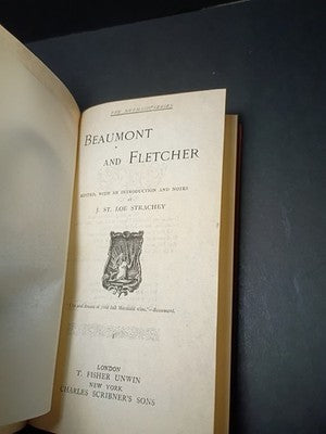 Beaumont and Fletcher Mermaid Series Strachey  Vol. 1