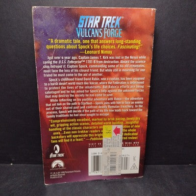 Star Trek Paperback Bundle - 4 Books - Probe, Pandora, Avatar, Vulcan's