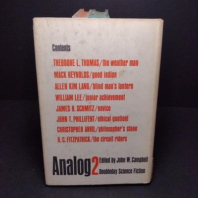 Analog Science Fiction Anthology Hardcover Book Bundle - 4 Books: 1, 2, 9, Prolo