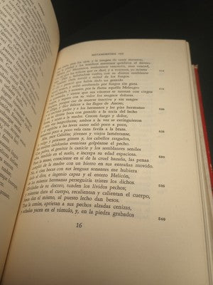 Ovidio Metamorfosis: Libros I-XV, Ruben Bonifaz Nuno -1980 Spanish (2 Books)