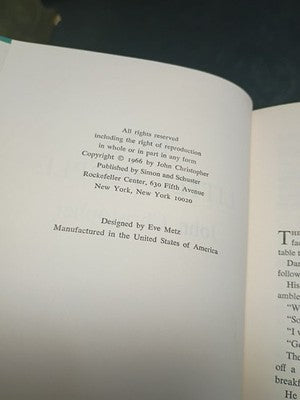 The Little People John Christopher 1966 1st Edition Printing Hard Cover No DJ