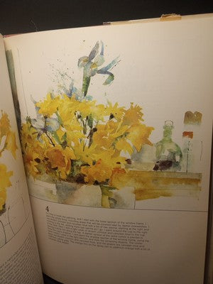 FLOWER PAINTING IN WATERCOLOR By Charles Reid - Hardcover