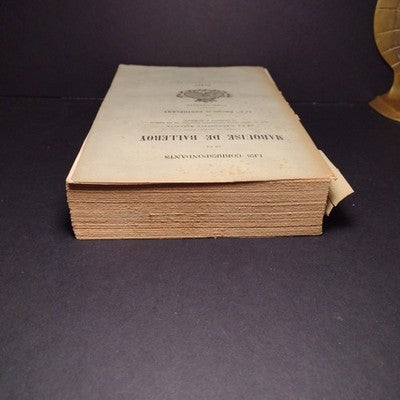 Les Correspondants De La Marquise De Balleroy, Tomes 1&2 1883 French Paperbacks