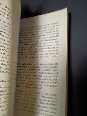 Gandhism and Communism: Principles and Technique Ram Swarup 1955 first edition