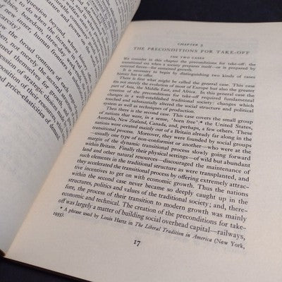 The Stages of Economical Growth: A Non-Communist Manifesto by W.W. Rostow - 1964