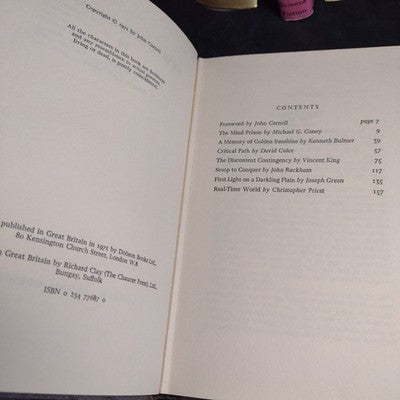 New Writings In SF Book Bundle - 2 Books: 18, 19 - Hardcover 1971