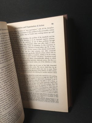 Toward a General Theory of Action by Talcott Parsons -Hardcover 1952 Psychology
