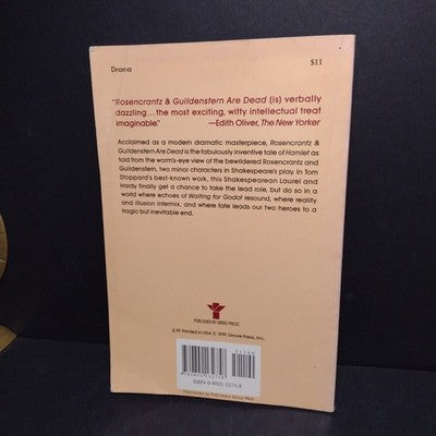 Rosencrantz Guildenstern Are Dead by Tom Stoppard - 1999 Paperback 55th Printing