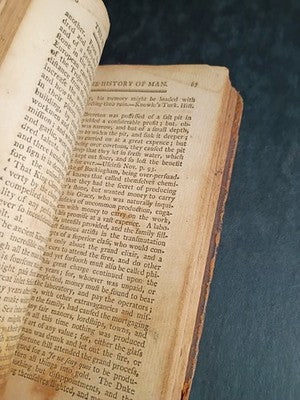 History of Man Wonders of Human Nature Virtues Vices and Defects Both Sexes 1796