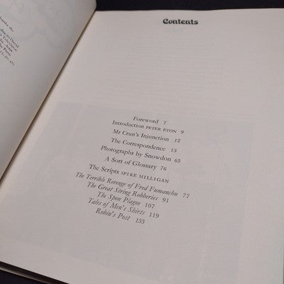 The Book Of The Goons By Spike Milligan -1974 Hardcover - Acceptable Condition