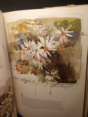 FLOWER PAINTING IN WATERCOLOR By Charles Reid - Hardcover