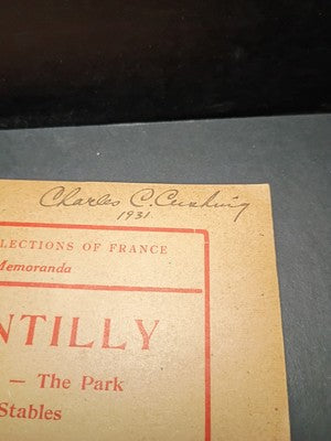 Chantilly: The Castle, The Park, The Stables By Gustave Macon - 1929 Paperback