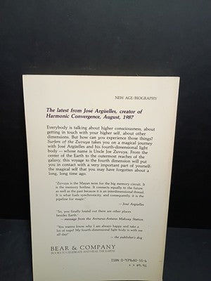 Jose Arguelles SURFERS OF THE ZUVUYA Tales of Interdimensional Travel 1st Editio