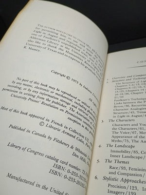 Faulkner's Light in August Rev by François Pitavy - 1973 Paperback