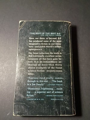 10th Annual Edition The Year's Best SF Science Fiction Delacorte HC/DJ BCE 1965