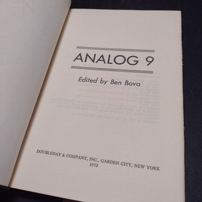 Analog Science Fiction Anthology Hardcover Book Bundle - 4 Books: 1, 2, 9, Prolo