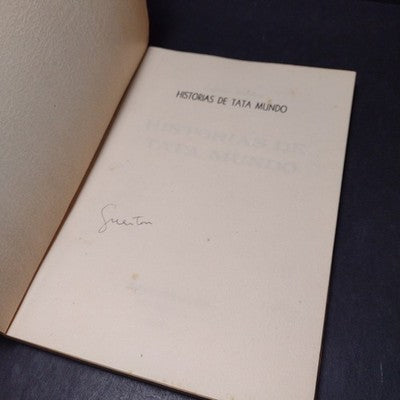 Historias De Tata Mundo Por Fabian Dobles - 1955 Spanish Paperback