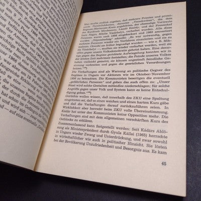 Ungarn Zehn Jahre Danach 1956-1966: Ein Wissenschaftliches Sammelwerk