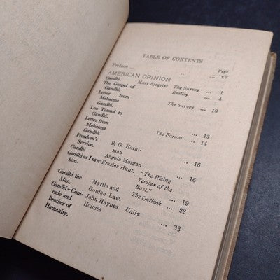 Gandhi and Non-Violent Resistance by Miss Blanche Watson -1923 Hardcover