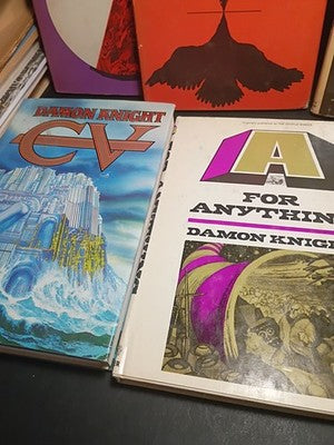 Damon Knight Hardcover Books Bundle, 6 Books Total: Dark Side, EV, Beyond, +More