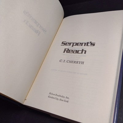 Serpent's Reach by C. J. Cherryh -1980 Hardcover Book Club Edition -Sci Fi