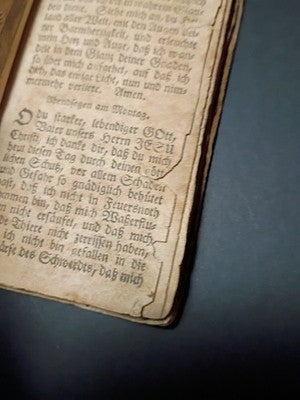1829 Das Kleine Gebet Buch(The Little Prayer Book) by Johann Habermann leather