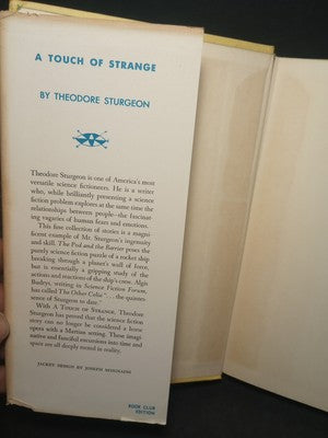 A Touch of Strange by Theodore Sturgeon -1958 Hardcover Book Club Edition
