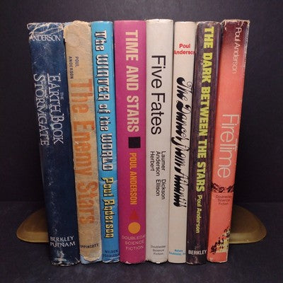 Poul Anderson Hardcover Bundle - 8 Books Total - Fates, Atlantis, FireTime +