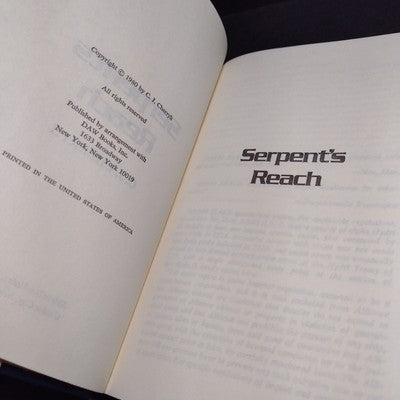 Serpent's Reach by C. J. Cherryh -1980 Hardcover Book Club Edition -Sci Fi