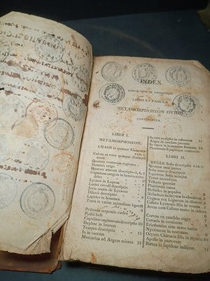 Metamorphoseon Daniel ChrispinusHelvetius Joanni Andrews 1805 Exlibris
