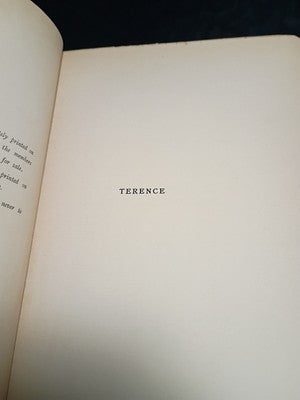 The Comedies of Publius Terentius Afer 2 Volume Set Limited Roman Society 1910