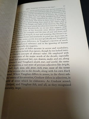 The Primary Language of Poetry in the 1640's by Josephine Miles -1948 Paperback