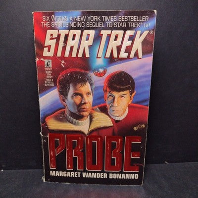 Star Trek Paperback Bundle - 4 Books - Probe, Pandora, Avatar, Vulcan's