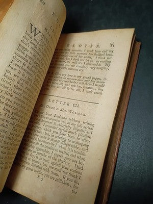 ELOISA Series of ORIGINAL LETTERS by J J ROUSSEAU Vol 4 1769 Exlibris