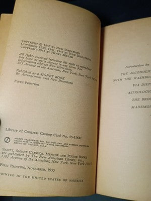 Nights of Love & Laughter by Henry Miller SC 1955