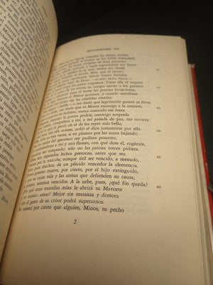 Ovidio Metamorfosis: Libros I-XV, Ruben Bonifaz Nuno -1980 Spanish (2 Books)