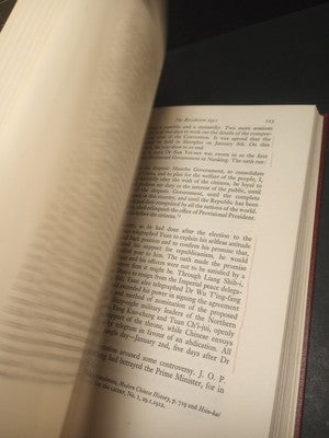 Yuan Shih-K'ai (1859-1916): Brutus Assumes by Jerome Chen - 1961 Hardcover