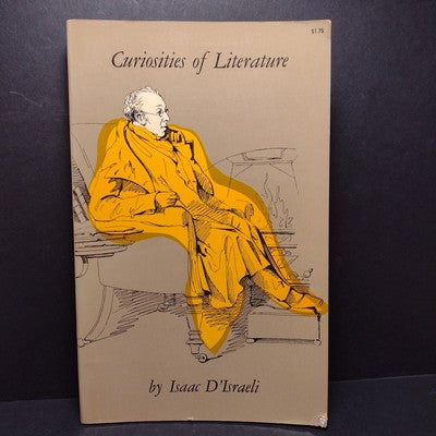 Curiosities of Literature by Isaac D'Israeli -1964 Paperback -Literary Criticism
