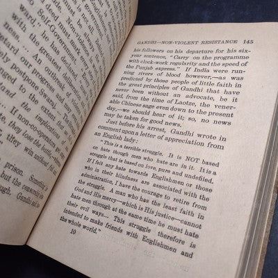 Gandhi and Non-Violent Resistance by Miss Blanche Watson -1923 Hardcover