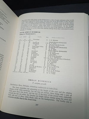 1962 Rowland Ward's Records of Big Game Africa Illustrated