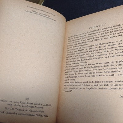 Berliner Kreml, Gregory Klimow -German Paperback -1953 -Ex Libris Copy