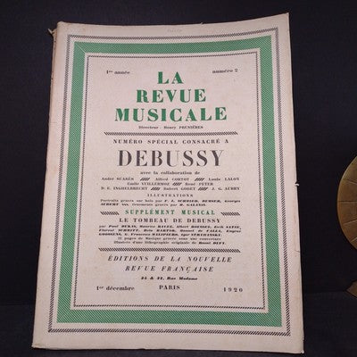 La Revue Musicale: Numero Special Consacre a Debussy, 1re annee numero 2