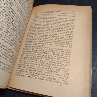 Le Chef d'orchestre et Son Equipe par D.E. Inghelbrecht - 1949 French Paperback