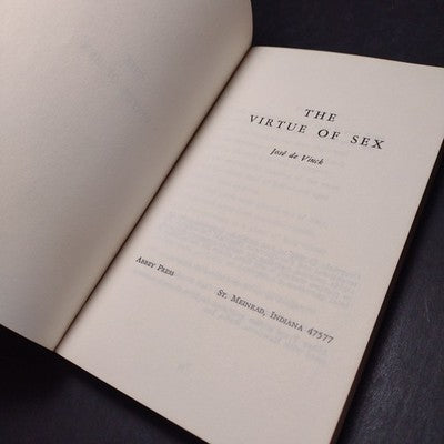 The Virtue of Sex by Jose' De Vinck - 1970 Paperback